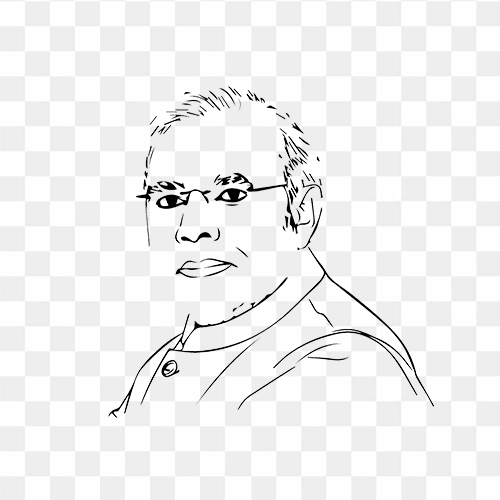 Narendra Modi photo illustration free transparent PNG